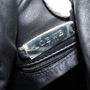 LOEWE Anagram Hand Bag Leather Black Silver Auth yk17932V-17