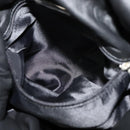 LOEWE Anagram Hand Bag Leather Black Silver Auth yk17932V-20