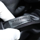 LOEWE Anagram Hand Bag Leather Black Silver Auth yk17932V-11