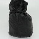 LOEWE Anagram Hand Bag Leather Black Silver Auth yk17932V-3