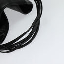 LOEWE Anagram Hand Bag Leather Black Silver Auth yk17932V-7