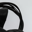 LOEWE Anagram Hand Bag Leather Black Silver Auth yk17932V-8