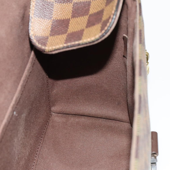 LOUIS VUITTON Damier Ebene Reporter Melville Shoulder Bag N51126 LV Auth yk17936