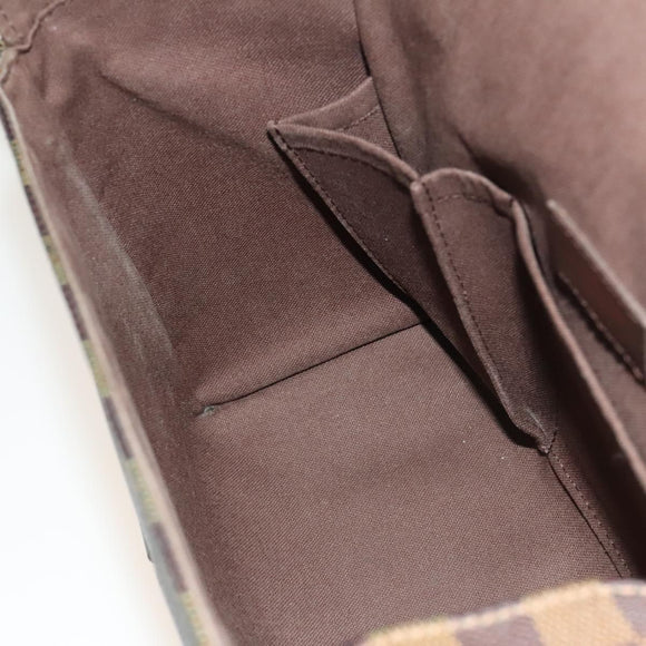 LOUIS VUITTON Damier Ebene Reporter Melville Shoulder Bag N51126 LV Auth yk17936