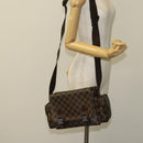 LOUIS VUITTON Damier Ebene Reporter Melville Shoulder Bag N51126 LV Auth yk17936-24