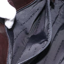 BURBERRY Nova Check Hand Bag Nylon Beige Brown Silver Auth yk17943-18