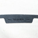 Berluti Calligraphy Clutch Bag Leather Brown Silver Auth yk17944-17