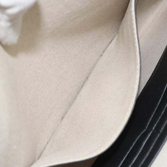 Berluti Calligraphy Clutch Bag Leather Brown Silver Auth yk17944