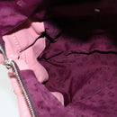 LOEWE Nappa Aire Anagram Hand Bag Leather Pink Silver Auth yk17947A-19