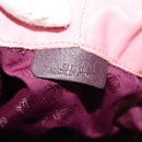 LOEWE Nappa Aire Anagram Hand Bag Leather Pink Silver Auth yk17947A-11