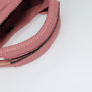 LOEWE Nappa Aire Anagram Hand Bag Leather Pink Silver Auth yk17947A-7