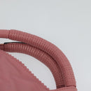 LOEWE Nappa Aire Anagram Hand Bag Leather Pink Silver Auth yk17947A-8