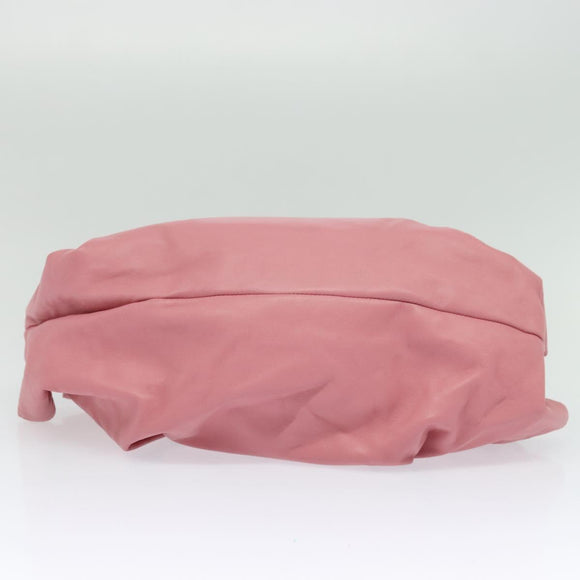 LOEWE Nappa Aire Anagram Hand Bag Leather Pink Silver Auth yk17947A