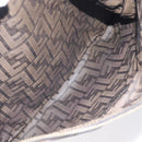 FENDI Zucca Canvas Clutch Bag Brown Black gold Auth yk17958-10