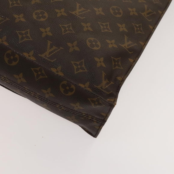 LOUIS VUITTON Monogram Sac Plat Hand Bag M51140 LV Auth yk17959