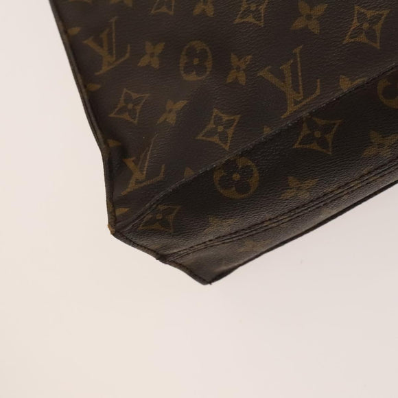 LOUIS VUITTON Monogram Sac Plat Hand Bag M51140 LV Auth yk17959