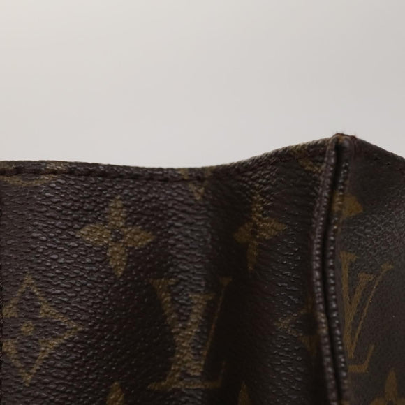 LOUIS VUITTON Monogram Sac Plat Hand Bag M51140 LV Auth yk17959