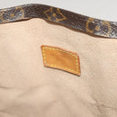LOUIS VUITTON Monogram Sac Plat Hand Bag M51140 LV Auth yk17959-18