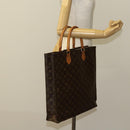 LOUIS VUITTON Monogram Sac Plat Hand Bag M51140 LV Auth yk17959-21