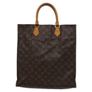 LOUIS VUITTON Monogram Sac Plat Hand Bag M51140 LV Auth yk17959-2