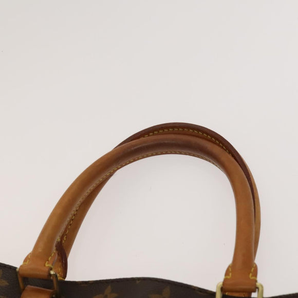 LOUIS VUITTON Monogram Sac Plat Hand Bag M51140 LV Auth yk17959