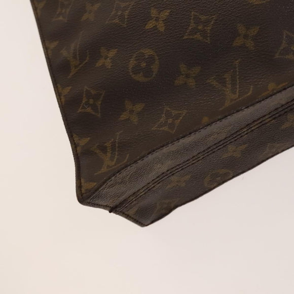 LOUIS VUITTON Monogram Sac Plat Hand Bag M51140 LV Auth yk17966