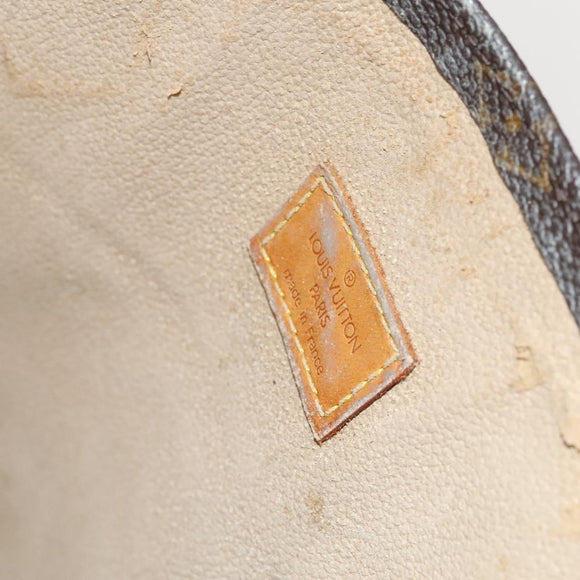 LOUIS VUITTON Monogram Sac Plat Hand Bag M51140 LV Auth yk17966