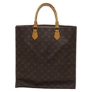 LOUIS VUITTON Monogram Sac Plat Hand Bag M51140 LV Auth yk17966-2