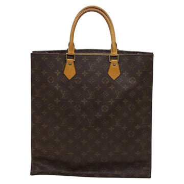 LOUIS VUITTON Monogram Sac Plat Hand Bag M51140 LV Auth yk17966 - 0