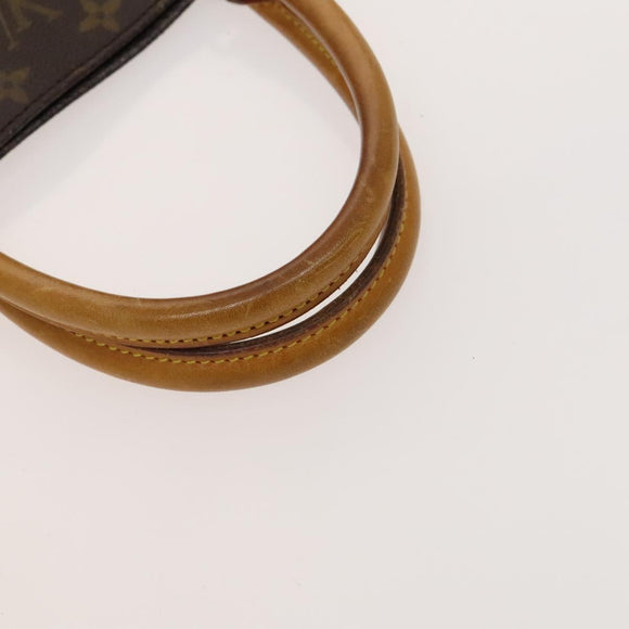 LOUIS VUITTON Monogram Sac Plat Hand Bag M51140 LV Auth yk17966