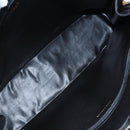 CHANEL COCO Mark Hand Bag Calf Skin Black Gold CC Auth yk17997-11