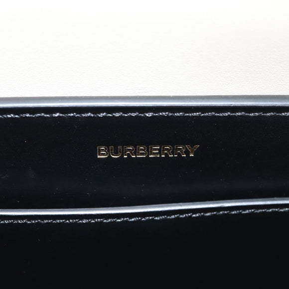 BURBERRY Nova Check Hand Bag Canvas 2way Beige Gold Auth yk18007A