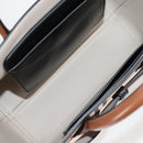 BURBERRY Nova Check Hand Bag Canvas 2way Beige Gold Auth yk18007A-16