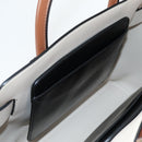 BURBERRY Nova Check Hand Bag Canvas 2way Beige Gold Auth yk18007A-19