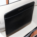 BURBERRY Nova Check Hand Bag Canvas 2way Beige Gold Auth yk18007A-21