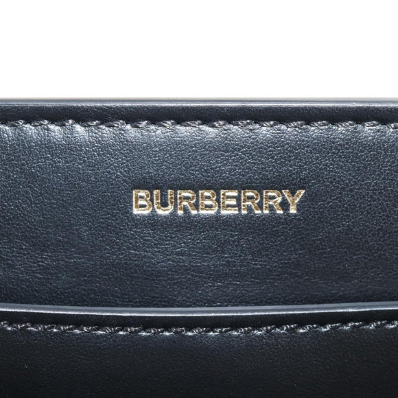 BURBERRY Nova Check Hand Bag Canvas 2way Beige Gold Auth yk18007A