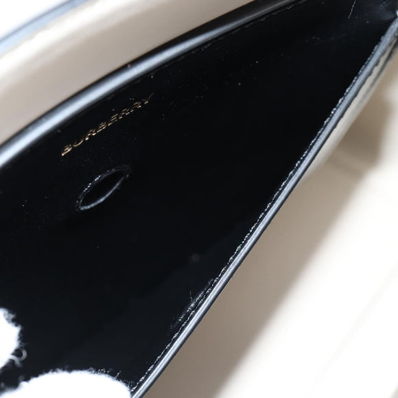 BURBERRY Nova Check Hand Bag Canvas 2way Beige Gold Auth yk18007A