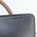 BURBERRY Nova Check Hand Bag Canvas 2way Beige Gold Auth yk18007A-24