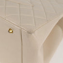 CHANEL Matelasse COCO Mark Chain Bag Caviar Skin Vanilla Gold CC Auth yk18012-16