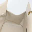 CHANEL Matelasse COCO Mark Chain Bag Caviar Skin Vanilla Gold CC Auth yk18012-21