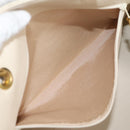 CHANEL Matelasse COCO Mark Chain Bag Caviar Skin Vanilla Gold CC Auth yk18012-25