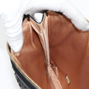 CHANEL Chain Gathered Hand Bag Lamb Skin Black Gold CC Auth yk18016AM-24