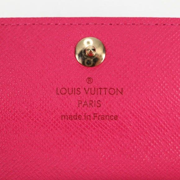 LOUIS VUITTON Multicolor Multicles 4 Key Case Black M93732 LV Auth yk18052A