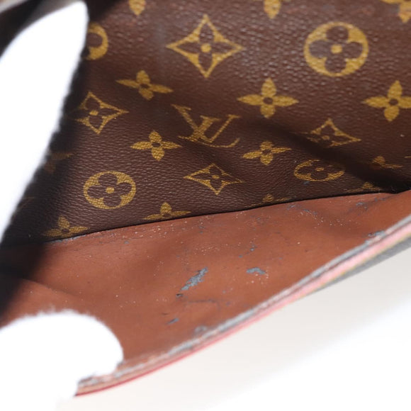 LOUIS VUITTON Monogram Compiegne 28 Clutch Bag M51845 LV Auth yk18053