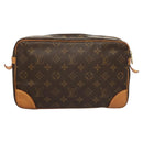 LOUIS VUITTON Monogram Compiegne 28 Clutch Bag M51845 LV Auth yk18053-2