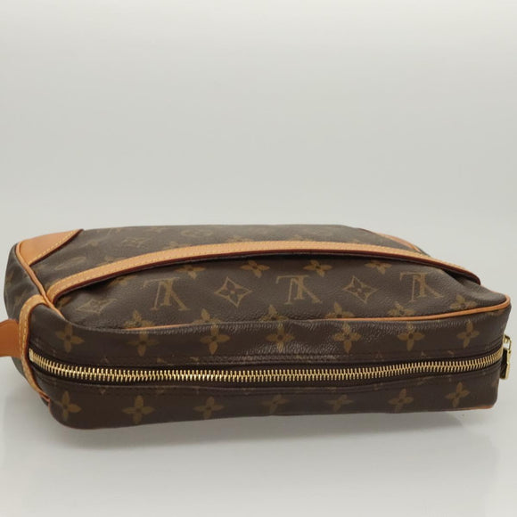 LOUIS VUITTON Monogram Compiegne 28 Clutch Bag M51845 LV Auth yk18053