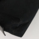GUCCI GG Canvas Pouch Black Silver 245947 Auth yk18072-15