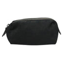 GUCCI GG Canvas Pouch Black Silver 245947 Auth yk18072-13