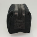 GUCCI GG Canvas Pouch Black Silver 245947 Auth yk18072-3