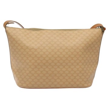 CELINE Macadam Canvas Shoulder Bag PVC Leather Beige Gold Auth yk18087 - 0